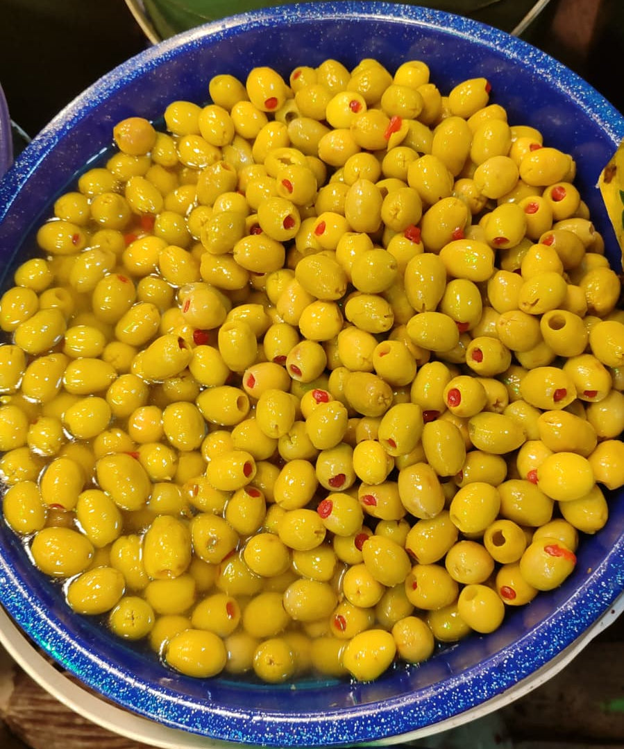 Yeni Sezon Taze Biberli Zeytin