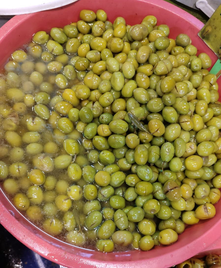 Doğal Taze Taş Kırma Zeytin