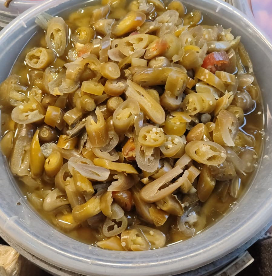 Jelapone Dilim Biber (Acılı) Turşu