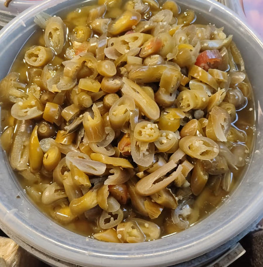 Jelapone Dilim Biber (Acılı) Turşu